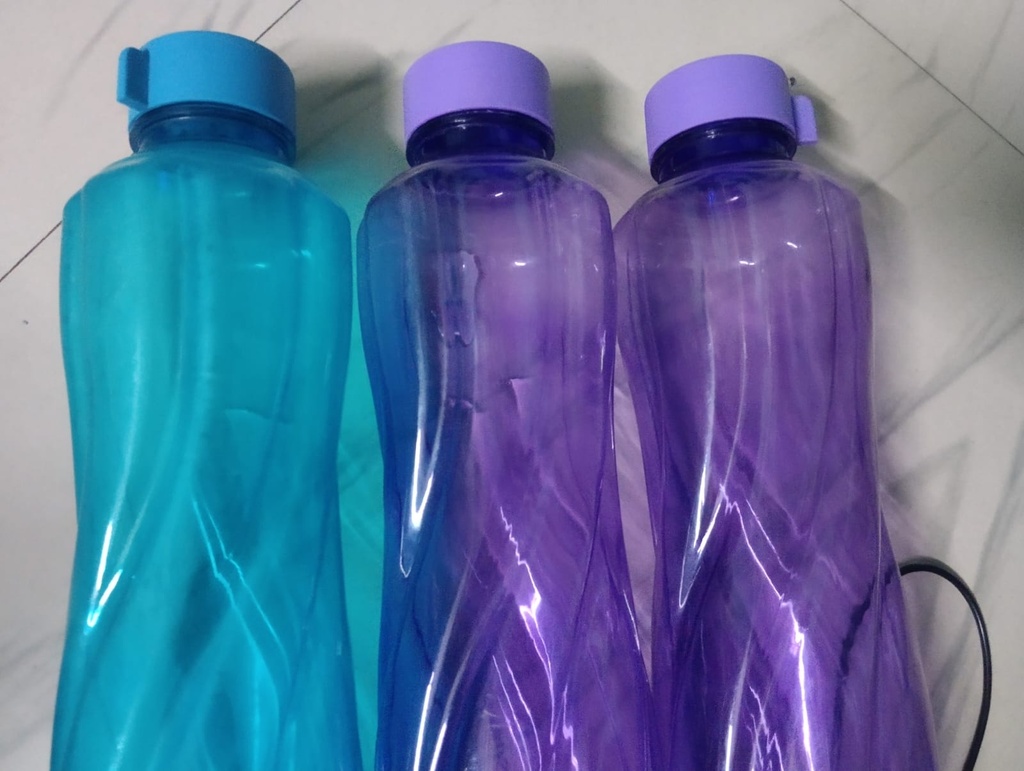 Set of 3 Plastic Water Bottles